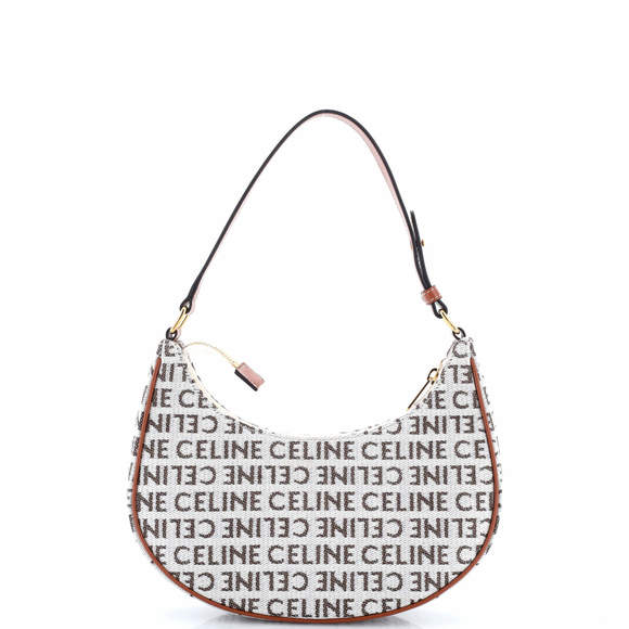 Celine Small Ava Bag All Over Logo Jacquard - Picture 3 of 5